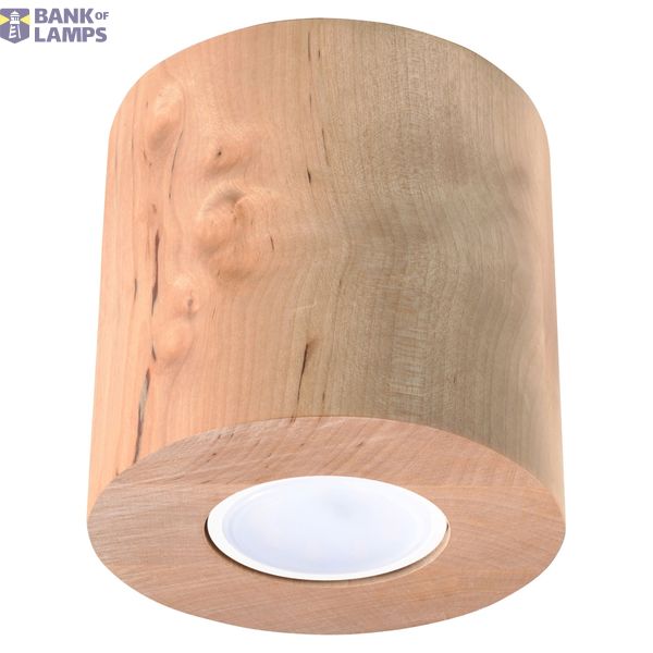 SPOT ORBIS NATURAL WOOD GU10 1X40W IP20 image 7