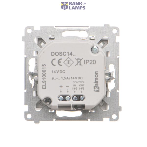 LED luminaire with motion sensor, 14V, (module), Simon 24, IP20, champagne matt, Col. temp.: 5700°K image 2