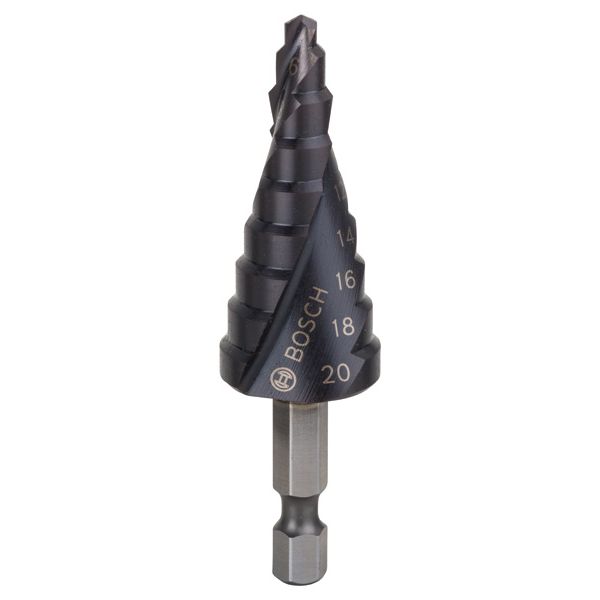 HSS-AlTiN step drill bits 4 - 20 mm, 70,5 mm 1 pcs. image 1