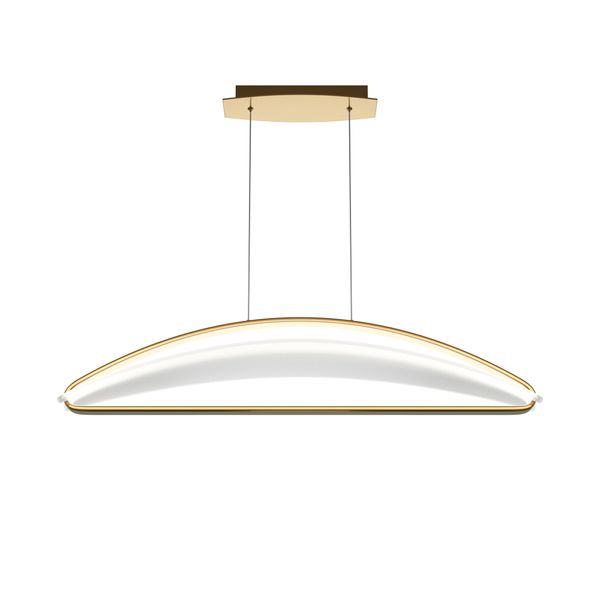 Modern Breeze Pendant lamp Brass image 1