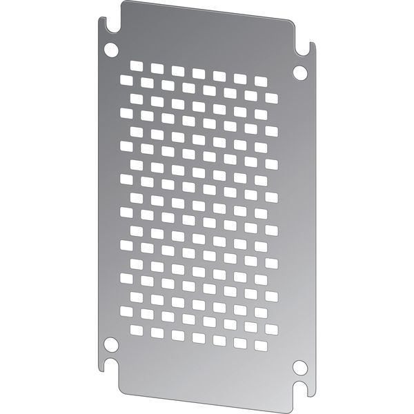 MPP-6080-CS Mounting plate, perforated, galvanized, for HxW=600x800mm image 3