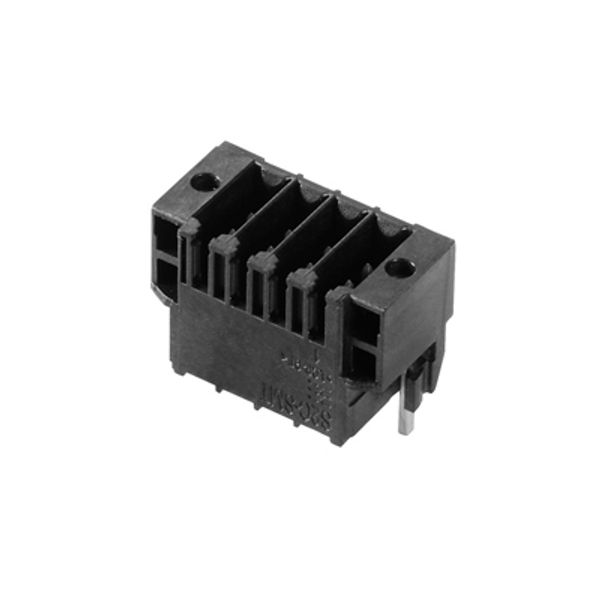 PCB plug-in connector, male header, Solder flange, THT/THR solder connection, 3.50 mm, Number of poles: 16, 180°, Solder pin length (l): 1.5 mm, tinned, black, Tape image 2