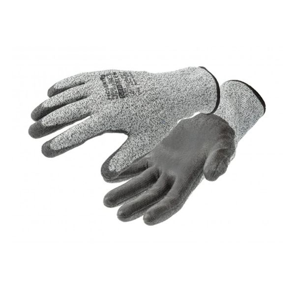 FUHSE Pu-coated anti-cut protective gloves HPPE grey/black 9 image 1