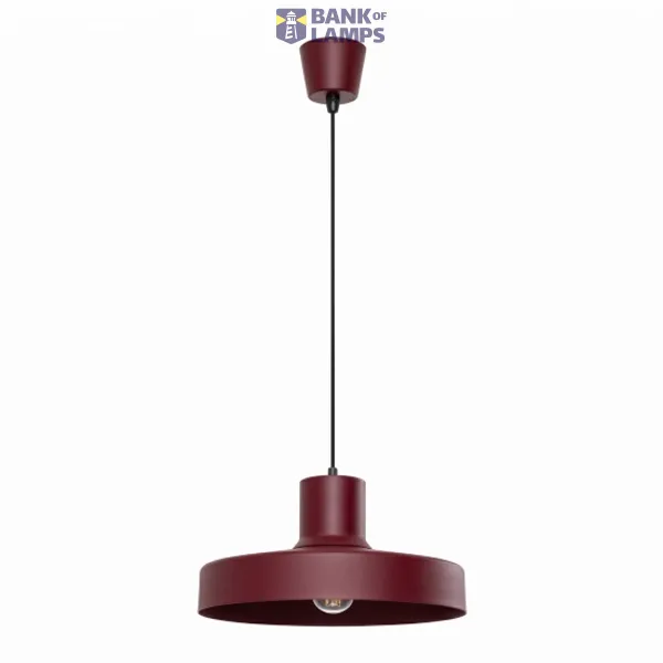 Pendant lamp BILO burgundy image 1