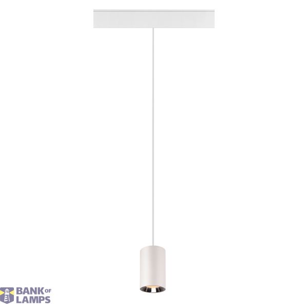 NUMINOS® XS 48V TRACK DALI, pendant light, white / chrome, 8.7W, 670lm, 2700K, CRI90, 20° image 3