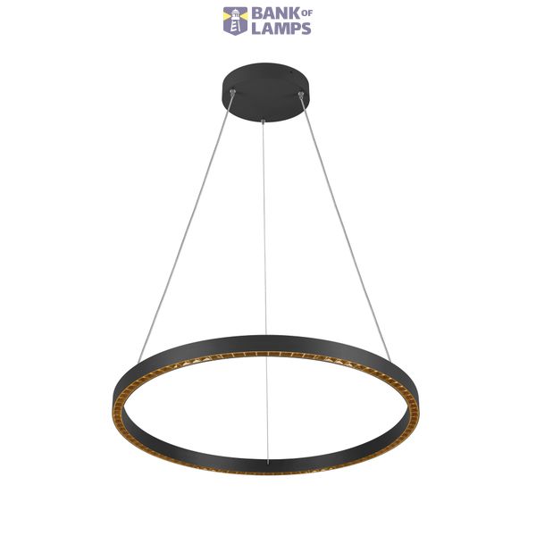 ONE CUBE UP/DOWN, pendant light, 300cm, 3000K, DALI 2, Touch, black image 2