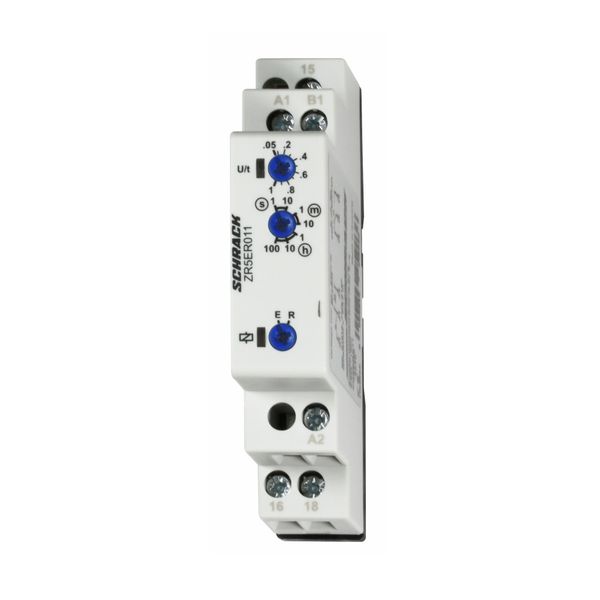 Timer duo function ON/OFF-delay 24-240V AC/DC, 1CO, 8A/250V image 1