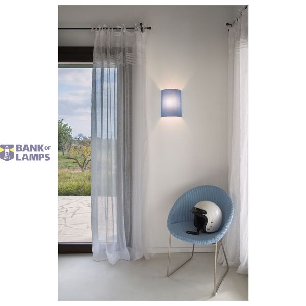 FENDA, wall light shade, half, blue image 2