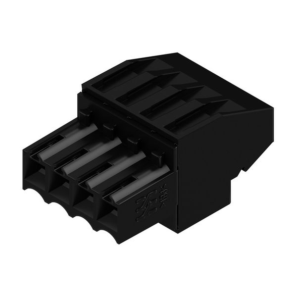 PCB plug-in connector, female plug, 3.50 mm, Number of poles: 4, 270°, Clamping yoke connection, Clamping range, max. : 1.5 mm², Box image 4