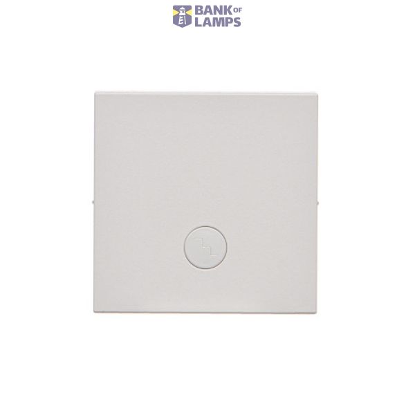 Single button for switches and push buttons, light gray matt image 1