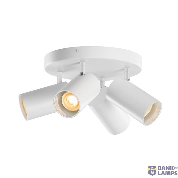 ASTO TUBE, ceiling-mounted light, cylindrical, GU10, 4x max. 10 W, white image 1