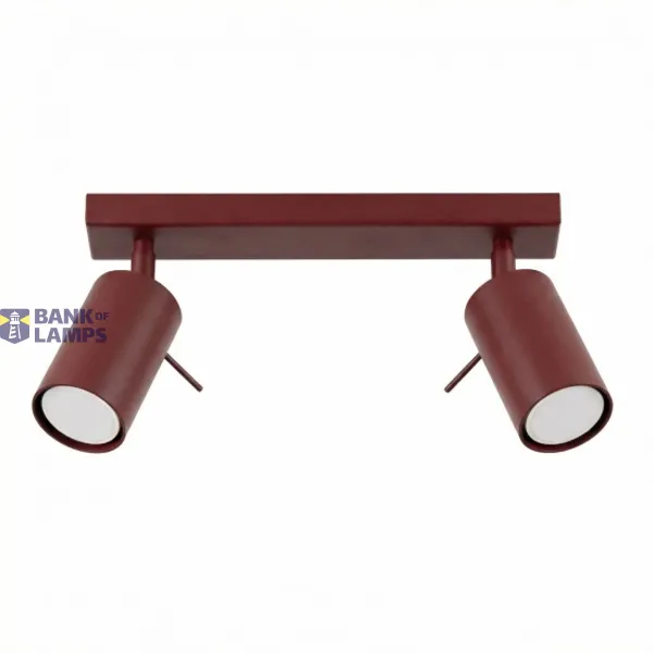Ceiling lamp RING 2 burgundy image 1