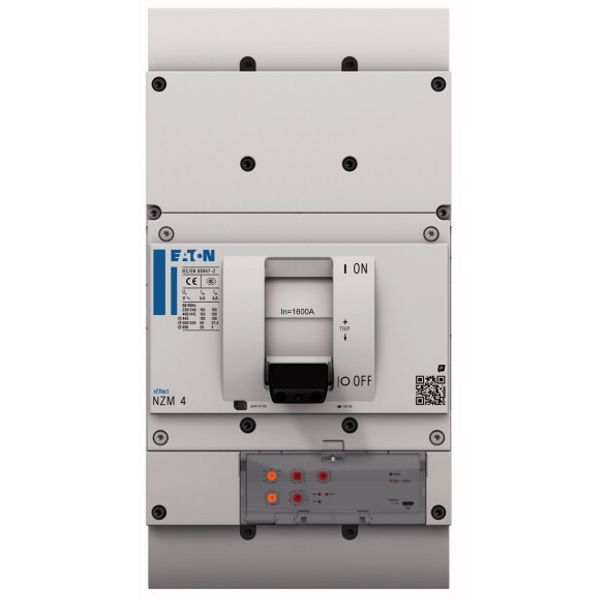 NZM4 PXR20 circuit breaker, 1600A, 3p, screw terminal image 1
