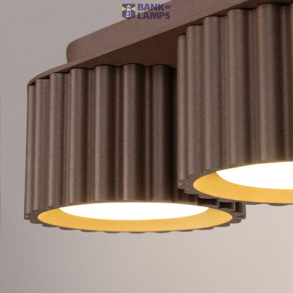 Ceiling lamp AURA 3 brown Gx53 image 6