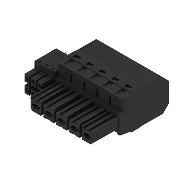 PCB plug-in connector, female plug, 7.62 mm, Number of poles: 5, 180°, PUSH IN with actuator, PUSH IN without actuator, Clamping range, max. : 10 mm², Box image 4