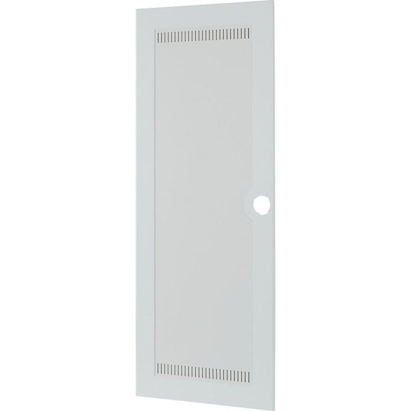 TM5-W-KLV Replacement door, WIFI, with vents,, white, 5-row, for flush-mounting (hollow-wall) compact distribution boards image 1