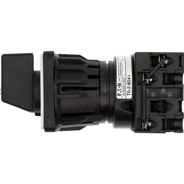 T0-2-8241/EZ Step switches, T0, 20 A, centre mounting, 2 contact unit(s), Contacts: 3, 45 °, maintained, With 0 (Off) position, 0-3, Design number 8241 image 2
