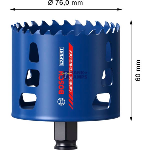 EXPERT Tough Material Hole Saw 76 mm image 1