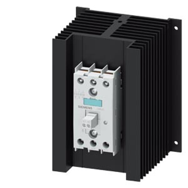 Solid-state contactor 3RF2, 3-ph. AC51 50 A 48-600 V/110 V AC 3-phase controlled image 1