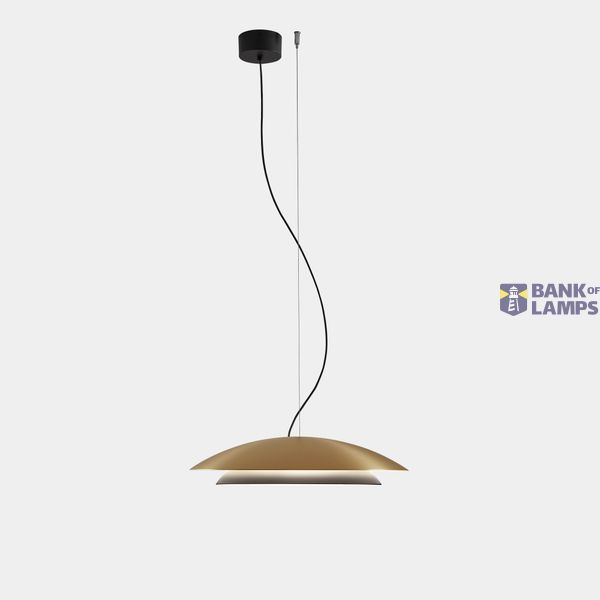 Pendant Noway Big LED 21.7W 2700K Matte gold 813lm image 1