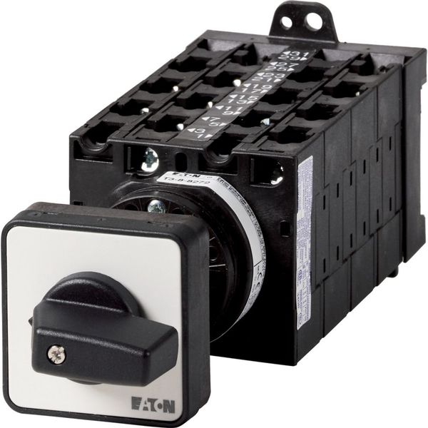 T3-8-8272/Z Step switches, T3, 32 A, rear mounting, 8 contact unit(s), Contacts: 15, 45 °, maintained, Without 0 (Off) position, 1-4, Design number 8272 image 3