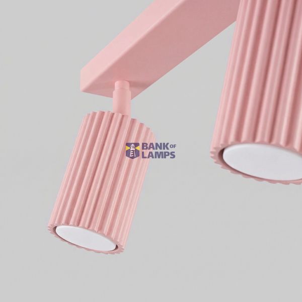 Ceiling lamp KARBON 4L pink image 8