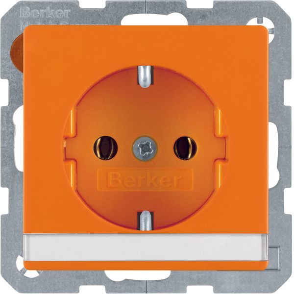 SCHUKO soc. out., Q.1/Q.3, orange velvety image 1