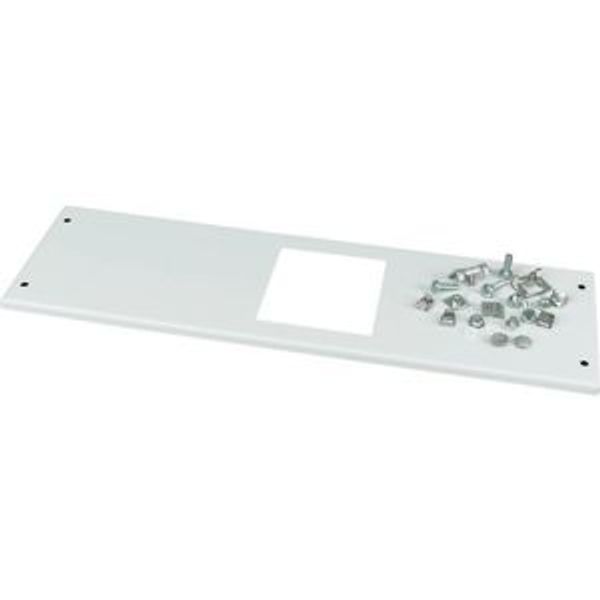 XMN230606C Front cover, +mounting kit, for NZM2, horizontal, 3p, HxW=150x600mm, grey image 4