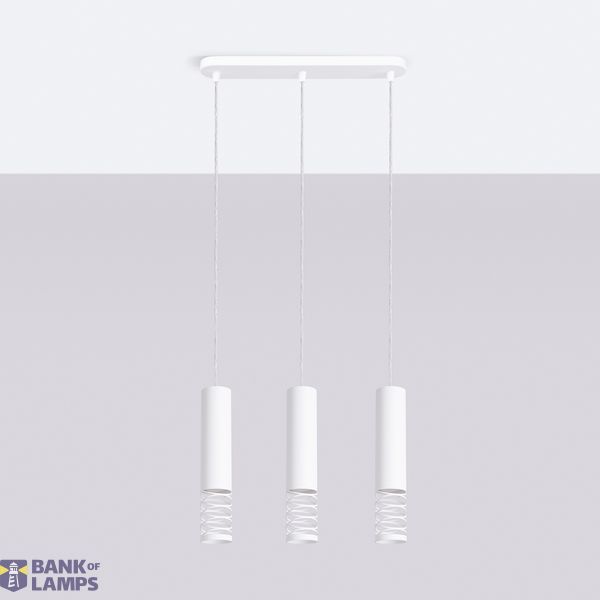 Pendant lamp LAMI 3L white image 7