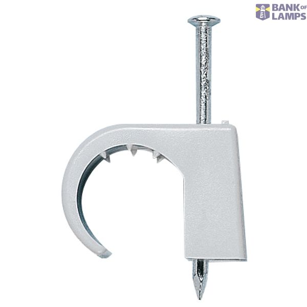 Wall nail clip with steel nail 4-7mm/2.0x25mm image 1