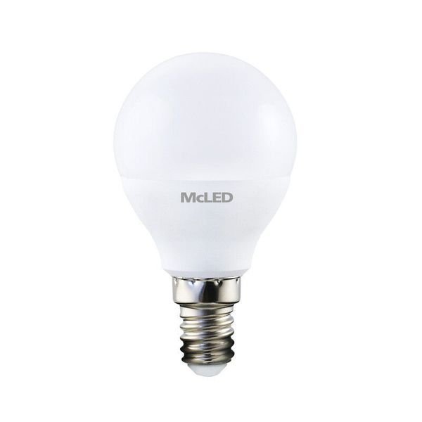 LED drop bulb 4.8W, E14, 4000K, CRI80, vit. angle 200°, 360° 470lm image 1