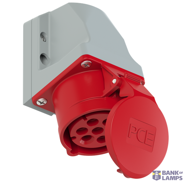 Fixed socket 16A 5P 400V 7h IP44 image 1