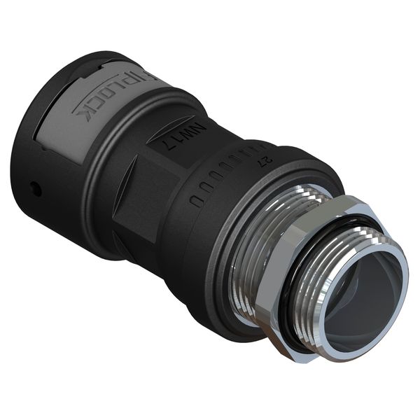 AZPA-17MB-BL1 zwart  Trekontlasting metalen M-schroefdr. K image 1