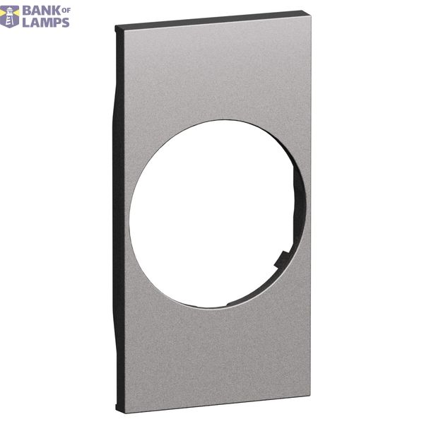 L.NOW - FR/GER SOCKET 10/16A COVER 2M STEEL image 1