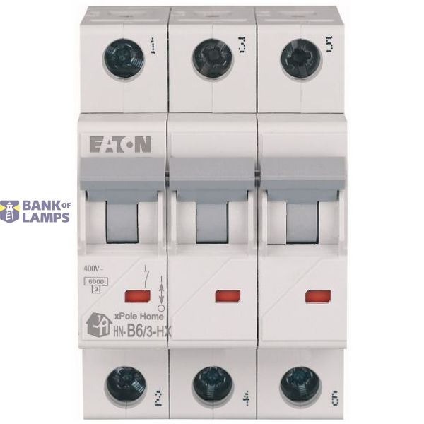 HN-B6/3-HX Eaton Moeller series xPole Home - HN/HN-HX MCB image 1