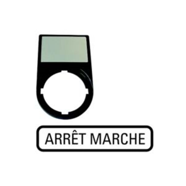M22S-ST-F10 Carrier, +label, ARRET MARCHE image 1