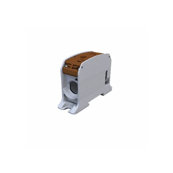 STB 95 Rail-mounted terminal block Al/Cu 87510 SIMBLOCK brown image 2