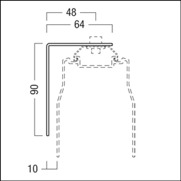 SLN2/SLOIN/EQL WALL BRACKET WH - Wandbefestigungsbügel image 2