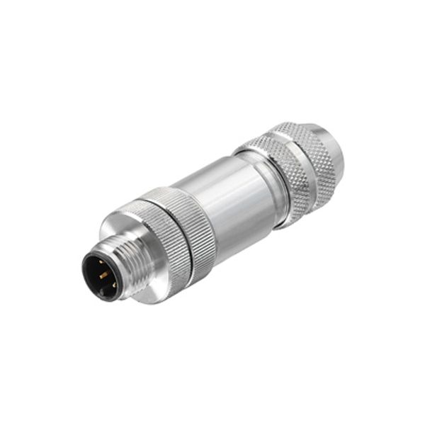 Field attachable connector, M12 image 1