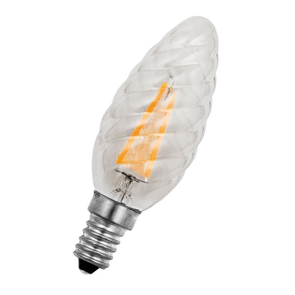 LED Filament C35 Twisted E14 4W 2500K FR Dimm image 1