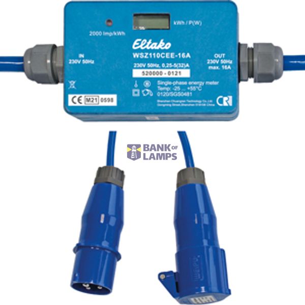Mobile single-phase energy meter with MID image 1