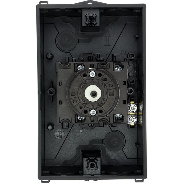 T3-4-8344/I2/SVB Main switch, T3, 32 A, surface mounting, 4 contact unit(s), 8-pole, Emergency switching off function, With red rotary handle and yellow locking ring, image 46