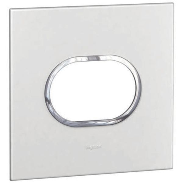 Arteor™ - Plate - American std - round - 3 modules - 4'' x 4'' - White image 1