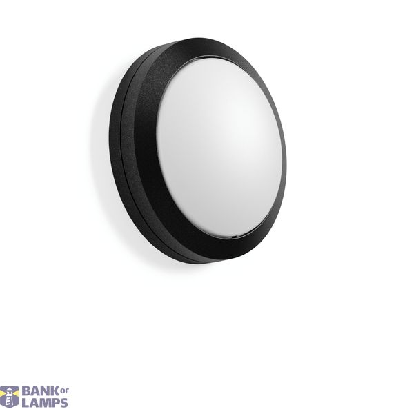 Rounded Midi, 12 W, 600 lm, 830, anthracite, on/off Ceiling and wall l image 2
