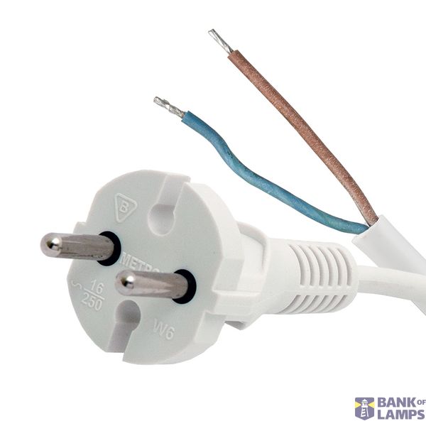 W-6 OMY 2X1 white connection cable image 1