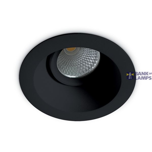 BLACK LED 7W WW IP20 60deg 230V ADJUSTABLE DARK LIGHT image 1