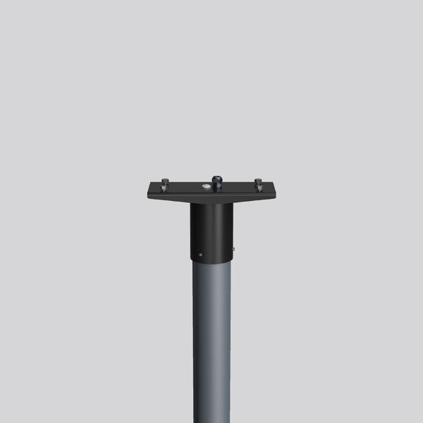 Pole mounting L 346 B 136 H 204 d 108 colour: anthracite image 1