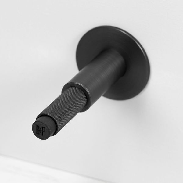 DOOR STOP / WALL / CROSS / SMOKED BRONZE image 2