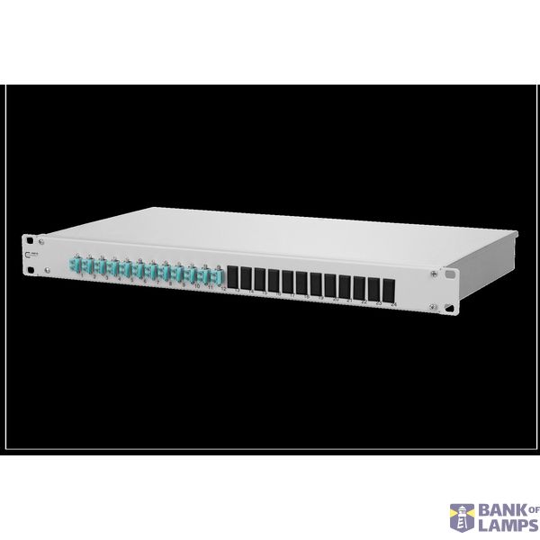 OpDAT fix patch panel VIK 12xLC-Duplex OM3 image 1