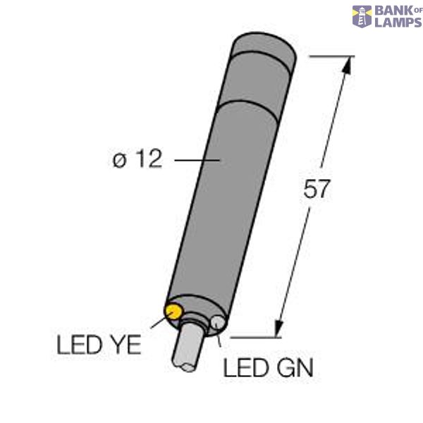 Photoelectric Sensor Opposed Mode Sensor (Laser Emitter)   M126E2LD W/30 image 1
